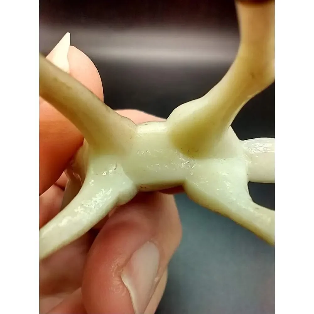 Vintage Celluloid Deerindeer Deer Reindeer Fawn Figurine Mini Christmas Deer 2”